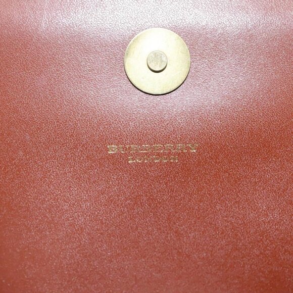 BURBERRY Nova Check Shoulder Bag PVC Leather Beige - Picture 13 of 16